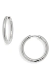 TOM WOOD MEDIUM CLASSIC HOOP EARRINGS,E39LM NA 01 S925