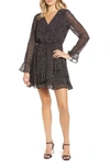 CUPCAKES AND CASHMERE AMITY SPECKLED LEOPARD PRINT DRESS,CJ308409