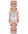 Citizen Eco-drive Women's Bianca Diamond-accent Rose Gold-tone Stainless Steel Bracelet Watch 22mm In Rose Gold