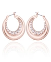 T TAHARI T TAHRAI HOOP EARRING