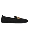 DOLCE & GABBANA DOLCE & GABBANA DOLCE & GABBANA EMBROIDERED SLIPPERS,10967885