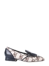 Alberta Ferretti Alberta Ferreti Logo Moccasin In Multicolor