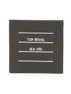 THOM BROWNE 4-BAR LABEL CARDHOLDER,11033916