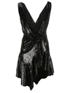 PHILOSOPHY DI LORENZO SERAFINI PHILOSOPHY SEQUIN PLUNGE MINI DRESS,11033825