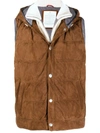 BRUNELLO CUCINELLI PADDED REGULAR WAISTCOAT