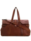 BRUNELLO CUCINELLI LOGO HOLDALL BAG