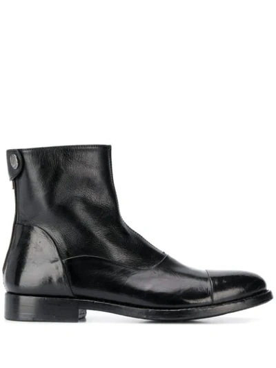 Alberto Fasciani Windy Ankle Books - 黑色 In Black