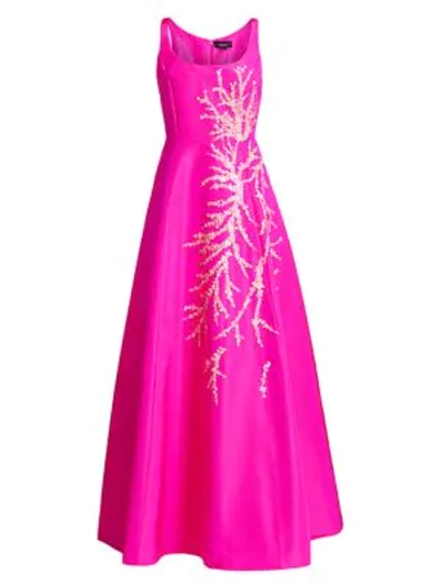 Ahluwalia Embellished A-line Silk Gown