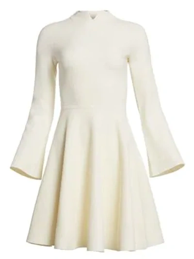 Emporio Armani Tuck Stitch Fit-&-flare Dress