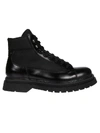 PRADA CLASSIC LACE-UP BOOTS,11017721