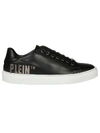 PHILIPP PLEIN LOW-TOP LOGO PLAQUE trainers,WSC1435 PLE075N 02