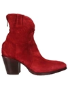 ROCCO P. REAR ZIP ANKLE BOOTS,9609 OLEO