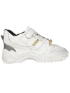 MAISON MARGIELA POINTED SOLE DETAIL LACED-UP SNEAKERS,11017459