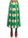 GUCCI GG DOUBLOON SKIRT,11034282