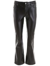 ALEXANDER WANG FAUX LEATHER TROUSERS,11034104