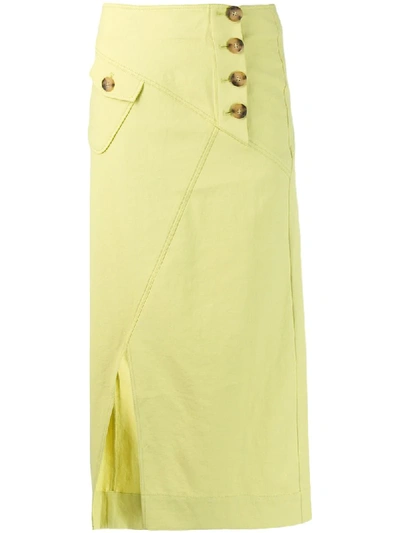 Rejina Pyo Astrid Midi Skirt - Green