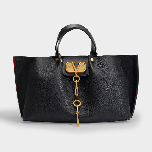 valentino v logo escape tote