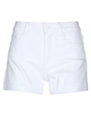 Paige Jimmy Jimmy High Waist Denim Shorts In White