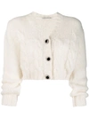 ALESSANDRA RICH cropped knit cardigan