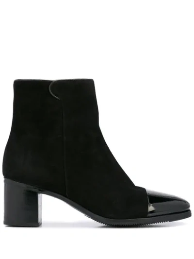 Gravati Zipped Ankle Boots In Black