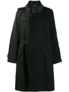 SACAI ASYMMETRIC BELTED TRENCH COAT