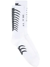 BEN TAVERNITI UNRAVEL PROJECT RIBBED BONE SOCKS