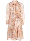 ZIMMERMANN IRIS PRINT MINI DRESS