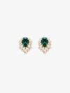 ANTON HEUNIS ANTON HEUNIS GOLD TONE CRYSTAL CLUSTER EARRINGS,FCC30614093105