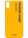 OFF-WHITE QUOTE PRINT IPHONE XS MAX CASE