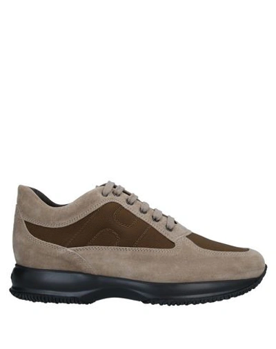 Hogan Sneakers In Beige