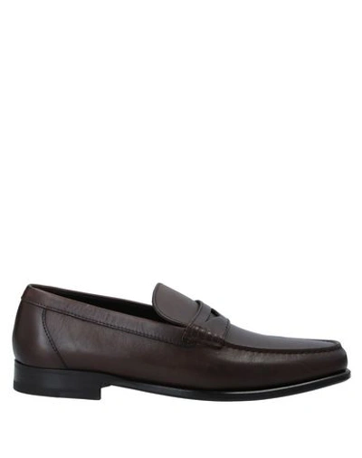 A.testoni Loafers In Dark Brown