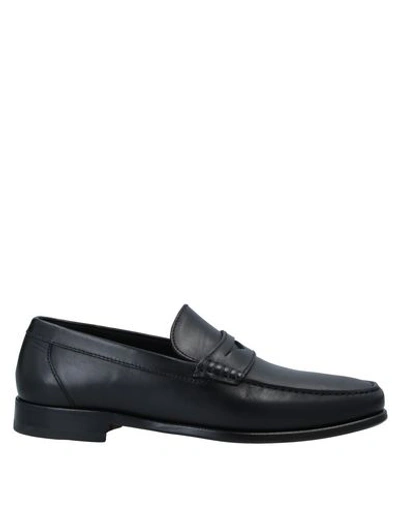 A.testoni Loafers In Black