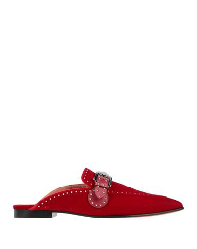 Givenchy Mules In Red