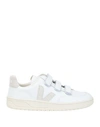 Veja 3-lock Leather Low-top Sneakers In White