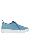 Santoni Sneakers In Blue