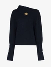 JW ANDERSON JW ANDERSON EXAGGERATED SLEEVE TURTLENECK SWEATER,KW17519D51488813777567