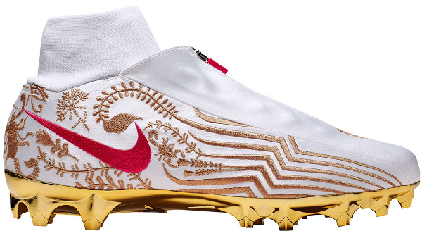 Pre-Owned Nike Vapor Untouchable Pro 3 Obj In White/metallic Gold | ModeSens
