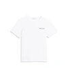 JIMMY CHOO JIMMY CHOO T White Cotton T-Shirt with Black Embossed Logo Print,JIMMYCHOOTS009