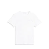 JIMMY CHOO JIMMY CHOO T White Cotton T-Shirt with Silver Embossed Logo Print,JIMMYCHOOTS009