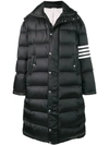 THOM BROWNE 4-BAR PADDED COAT