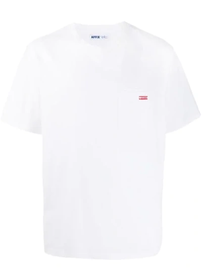 Affix Logo Chest Pocket T-shirt - 白色 In White