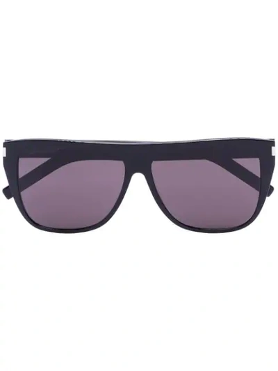 Saint Laurent Black D Frame Sunglasses