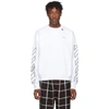 OFF-WHITE OFF-WHITE WHITE AND BLACK ABSTRACT ARROWS SWEATSHIRT