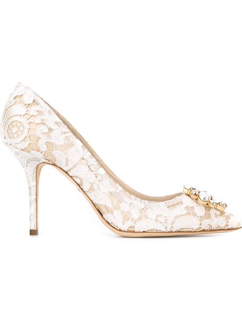 dolce and gabbana lace pumps