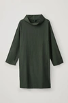 COS LONG-SLEEVED FOLDED COLLAR DRESS,0793005001