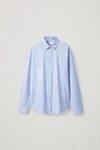 Cos Classic Slim Fit Shirt In Blue