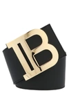 BALMAIN BALMAIN MONOGRAM BUCKLE BELT