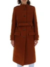 CHLOÉ CHLOÉ SINGLE BREASTED BELTED COAT
