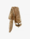 MOSCHINO Faux fur fox scarf