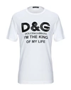Dolce & Gabbana T-shirts In Beige
